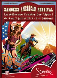 American Festival, la référence country. Du 5 au 7 juillet 2013 à Samoëns. Haute-Savoie. 